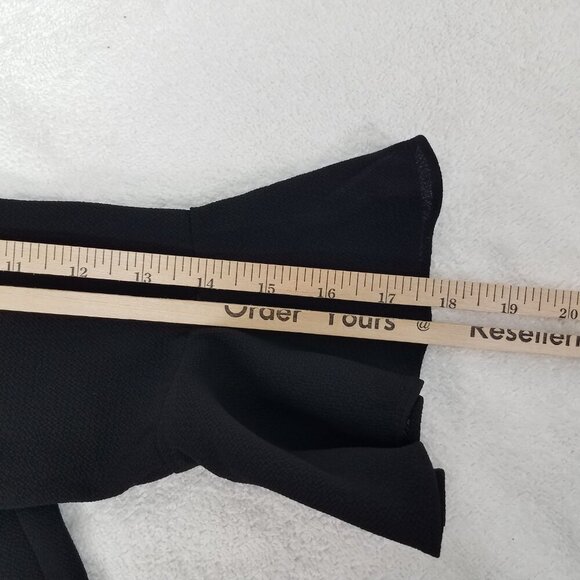 NEW Charles Henry Size SP Petite Black Pant Jumpsuit NWOT w flaw - Picture 6 of 10